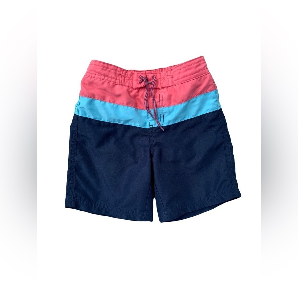 Janie and Jack Size 3 Color Block Swim Trunks